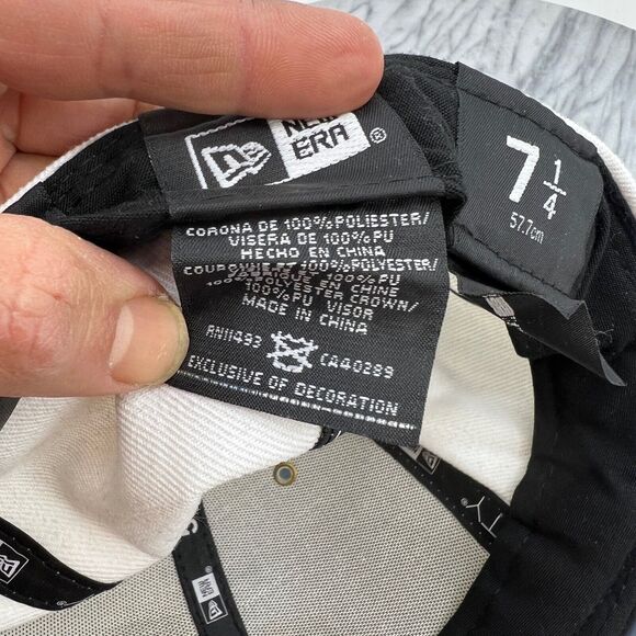 New Era Los Angels Rams Mens 7 1/4 59Fifty Fitted Embossed Logo PU Bill Cap - Picture 10 of 12